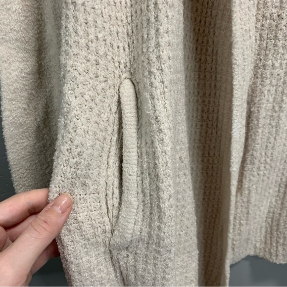 BAREFOOT DREAMS Cozychic Lite Coastal Waffle Knit Cardigan Sweater - Picture 8 of 8